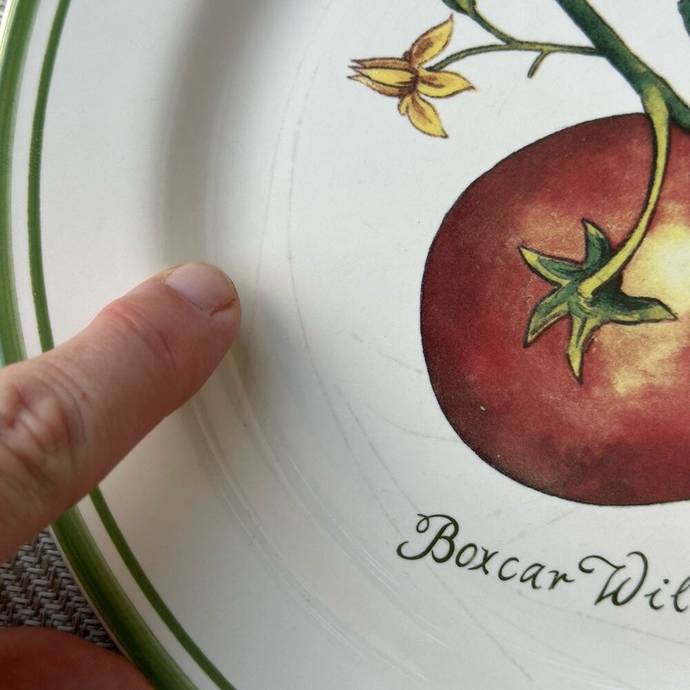 Williams Sonoma Heirloom Tomatoes 9" Plates (Set Of 3) Portugal - Picture 5 of 10